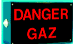 signalisation lumineuse danger gaz