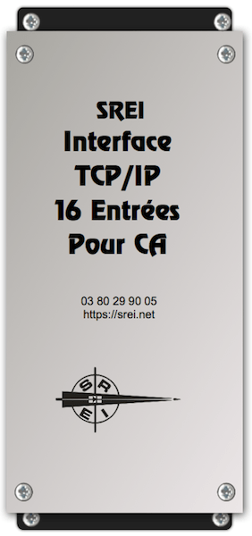 interface émetteur 16 entrées  pour transmission TCP/IP