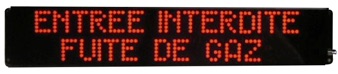 Panneau Entrée Interdite Fuite de Gaz