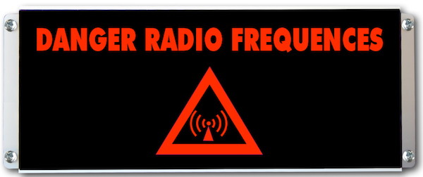 pictogramme lumineux danger radio frequences