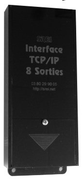 sortie interface ethernet transmission de contacts par TCP/IP