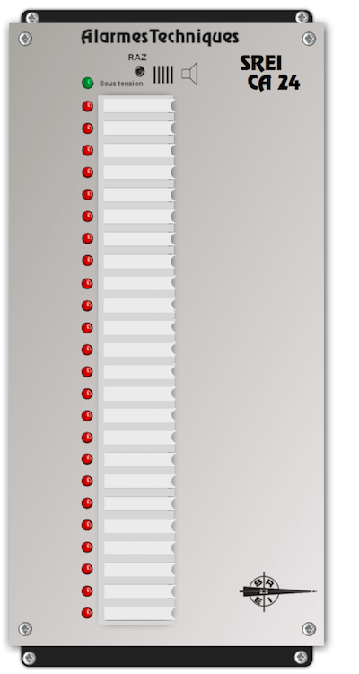 Coffret alarme technique CA24 ultra-plat 26 mm