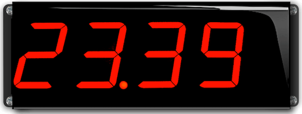 afficheur numerique 7 segments RS232