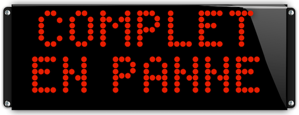 Afficheur lumineux COMPLET ou EN PANNE