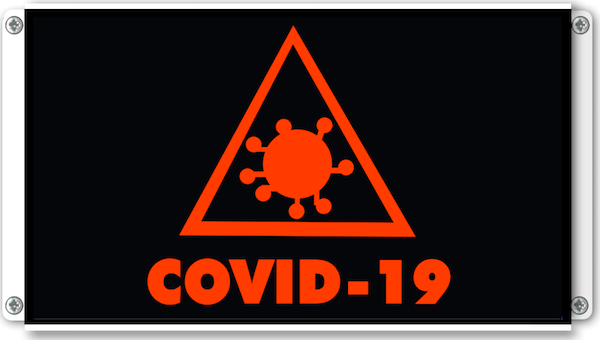 signalisation pictogramme lumineux covid 19 coranavirus