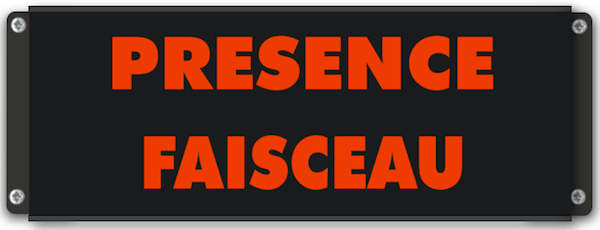 panneau lumineux Présence faisceau