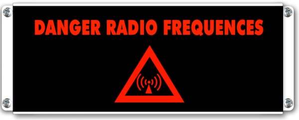 pictogramme lumineux danger radio frequences